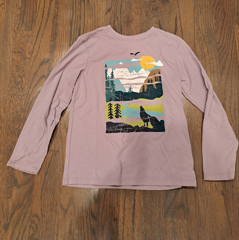 Outdoors Graphic Long Sleeve Shirt